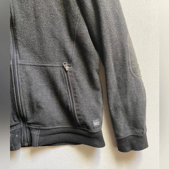 MEC Mountain equipment co-op wool field warm full  zip hoodie jacket Sz XL - Picture 4 of 12